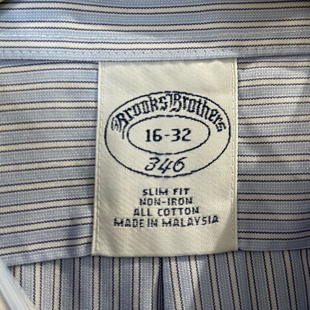 Brooks Brothers | Men’s Striped Button Down Shirt - Picture 4 of 6